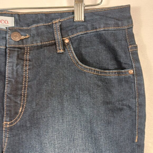 Denim & Company 14P, Denim Jeans, Straight Leg - Picture 8 of 16